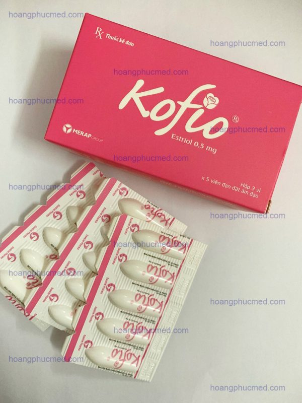 KOFIO 0,5mg VIÊN ĐẶT ÂM ĐẠO